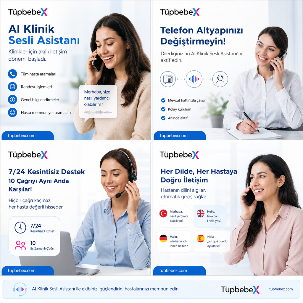 AI Sesli Santral Asistanı — TüpbebeX